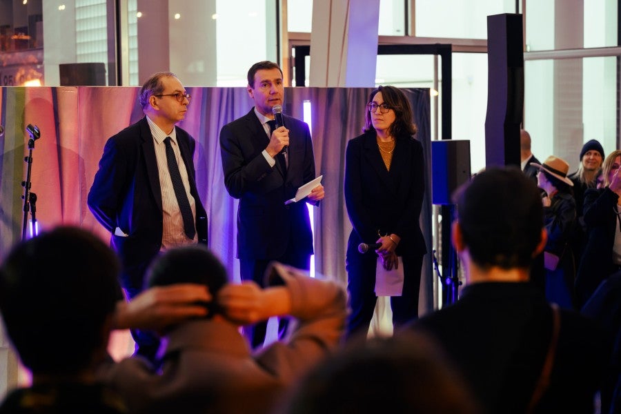 Laurent Lebon, Alexandre Ricard et Antonia Scintilla © Antoine Doyen / Collectif Mirage