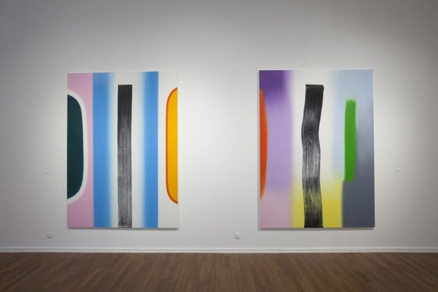 Alain Séchas, Untitled 48, 2012, huile sur toile, 235 x 170 cm. Untitled 42, 2012, huile sur toile, 235 x 170 cm. Photo: Florian Kleinefenn