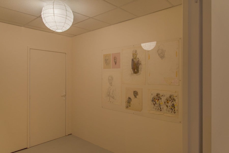 Exhibition view, Mélanie Matranga, Sorry, High Art, 2018.