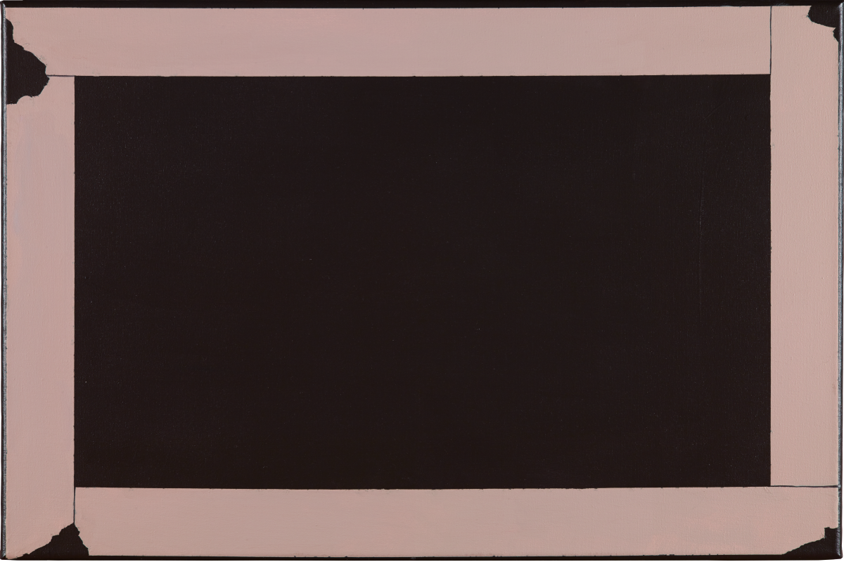 Sylvie Fanchon, <i>Sans titre (Tableau Scotch)</i>, 2014, 40 x 60 cm, Collection MAC VAL. © Adagp Paris, 2023
